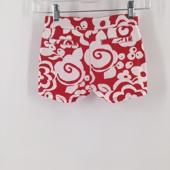 Girls Red and white flower BoHo shorts Nwot - Picture 2 of 8